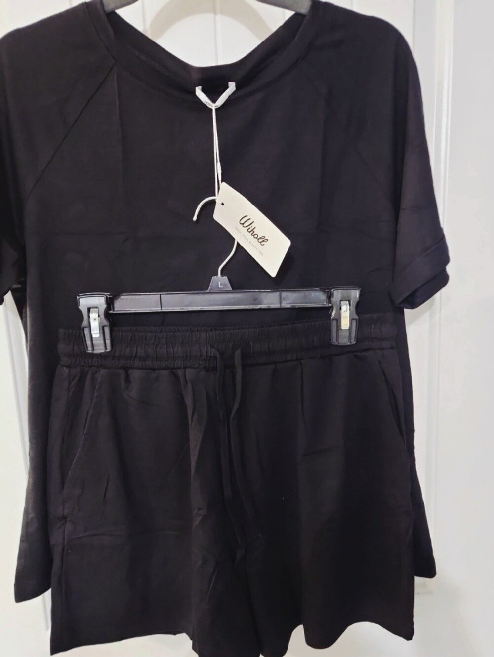 Women's Black Athletic Lounge Shorts